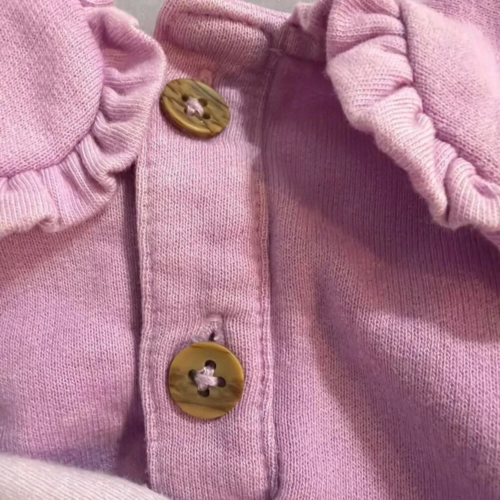 Cat-jack Baby Girls Purple and Pink outfit- Size 12 months